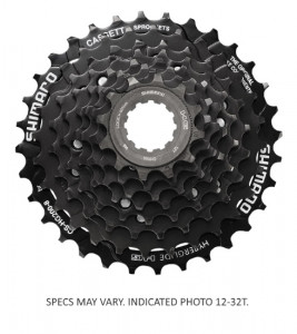 BLOC DE PINIOANE PE CASETA SHIMANO TOURNEY CS-HG200-8 8 VIT. 12-14-16-18-21-24-28-32 (BR) VRAC