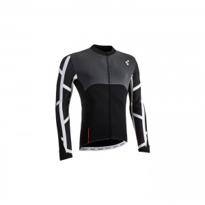 BLUZA CICLISM CUBE BLACKLINE BLACKÂ´NÂ´WHITEÂ´NÂ´GREY S