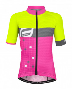 Bluza Copii Force Square fluo/roz 128-140 cm - Img 2