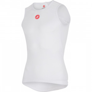 Bluza corp fara maneci Castelli PRO Issue SL, Alb, S - Img 2