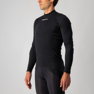 Bluza de corp cu maneca lunga Castelli Flanders Warm LS, Negru, S - Img 3