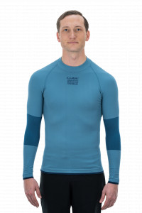 BLUZA DE CORP CUBE BASELAYER RACE BE WARM L/S BLUE M/L - Img 2