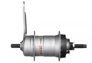 BUTUC CU VITEZE INTERNE SHIMANO NEXUS SG-3C41 3 VIT. CU FRANA COASTER 28H 120X168MM (PT. TIJA DE 81.85MM) DX (VOPSEA REZISTENTA LA COROZIUNE) SAIBA FIXA PE PARTEA STANGA VRAC