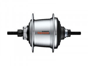 BUTUC CU VITEZE INTERNE SHIMANO NEXUS SG-C3001-7D 7 VIT. 36H 135X187MM PT. ROTOR CENTER LOCK FARA PROTECTIE PT. MONTURA DISCULUI ARGINTIU VRAC