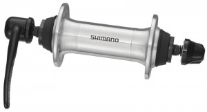 BUTUC FATA SHIMANO HB-RM70-S 36H OLD 100MM QR 133MM NEGRU ARGINTIU AMBALAT IND.