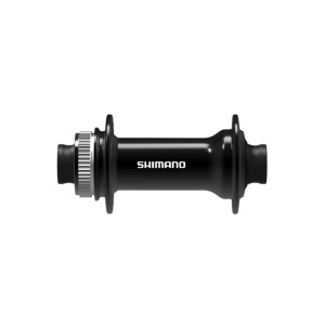 BUTUC FATA SHIMANO HB-TC500-15 CENTER LOCK DISC 32H FOR 15MM THRU TYPE AXLE(W/O AXLE) OLD:100MM FARA PIULITA DE STRANGERE BLACK AMBALAT IND.