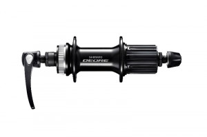 BUTUC SPATE SHIMANO DEORE FH-M6000 36H 8/9/10-VIT. OLD 135MM AX 146MM QR 168MM NEGRU PT. ROTOR CENTER LOCK (FARA PIULITA DE STRANGERE) FARA PROTECTIE PT. MONTURA DISCULUI NEGRU AMBALAT IND.