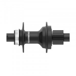BUTUC SPATE SHIMANO FH-MT410 36H 12 VIT. OLD 142MM AX E-THRU AX 12MM (FARA AX) PT. ROTOR CENTER LOCK FARA PIULITA DE STRANGERE FARA PROTECTIE PT. MONTURA DISCULUI NEGRU AMBALAT IND.