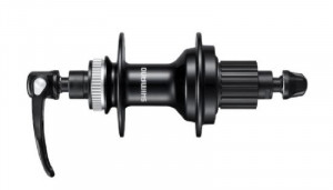 BUTUC SPATE SHIMANO FH-MT500 32H 12 VIT. OLD 135MM QR 168MM NEGRU PT. ROTOR CENTER LOCK FARA PIULITA DE STRANGERE FARA PROTECTIE PT. MONTURA DISCULUI NEGRU AMBALAT IND.