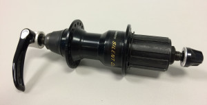 BUTUC SPATE SHIMANO FH-R080 32H 8/9 VIT. OLD 135MM QR 168MM SILENT CLUTCH NEGRU FINISH AMBALAT IND.