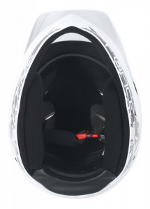 Casca Force Downhill Junior Alb lucios S-M (54-58 cm) - Img 5