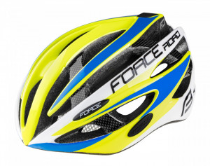 Casca Force Road, fluo/alb/albastru S-M (54-58 cm) - Img 1