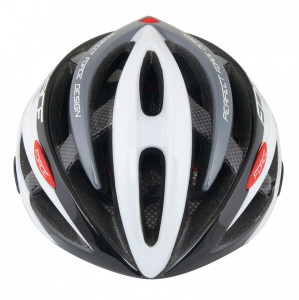 Casca FORCE ROAD junior, negru/alb/gri, XS -S (48-54 cm) - Img 3