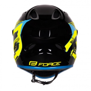 Casca Force Tiger Downhill Black/Fluo/Blue S-M (57-58 cm) - Img 6