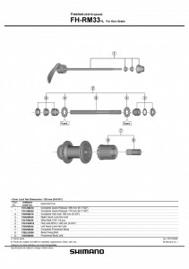 CASETA SHIMANO FH-RM33