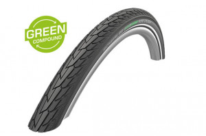 Cauciuc SCHWALBE Road Cruiser - 28x1.40 700x35C (37x622) HS484 B/B+RT, Green - Sarma