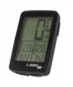 Ciclocomputer Force USB 13F fara fir negru - Img 2