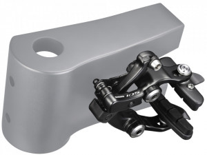 CLESTI DE FRANA SHIMANO 105 BR-5810-R SPATE PRINDERE DIRECTA MONTAJ SUB BUTUCUL PEDALIER SABOTI R55C4 NEGRU AMBALAT IND.