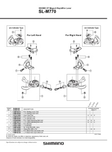 COLIER PRINDERE SL-M770 STANGA SHIMANO