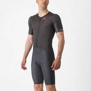 Combinezon cu maneca scurta Castelli Sanremo BTW Speed, Negru, M - Img 3