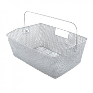 Cos Metal Spate M-WAVE 41x30x18/15 cm Silver