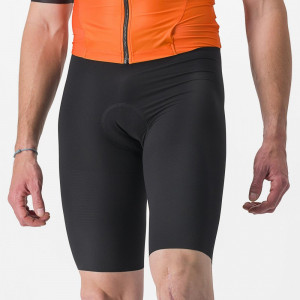 Costum de triatlon cu maneca scurta Castelli Sanremo Ultra, Negru/Portocaliu, L - Img 3