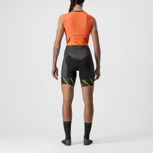 Costum de triatlon fara maneci Castelli Free W Sanremo SL, de dama, Portocaliu/Negru, XS - Img 2