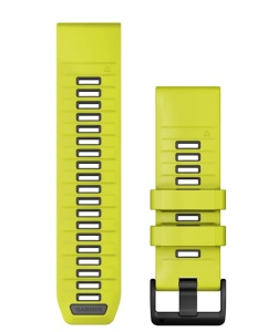 Curea Garmin quickfit 26 - Amp Yellow/Graphite Silicone
