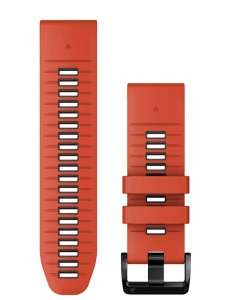 Curea Garmin quickfit 26 - Silicon Flame Red/Graphite