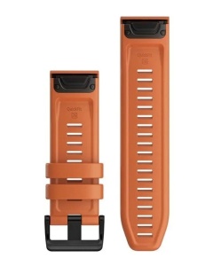 Curea Garmin quickfit 26 - Silicon portocaliu ember orange - Img 2