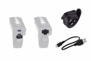 Far fata Force Alert 350 LM USB negru - Img 3