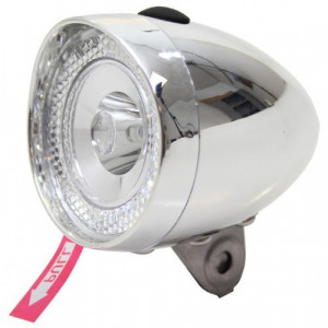Far fata Union UN-4955 chrom cu baterii 1 led AM - Img 2