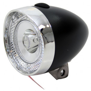 Far fata Union UN-4955 negru cu baterii 1 led AM - Img 2