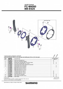 FOAIE SHIMANO FC-M4000 30T - Img 2