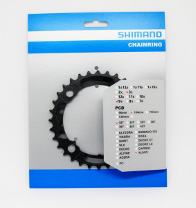 FOAIE SHIMANO FC-M430-8 32T & PROTECTIE NEAGRA - Img 1