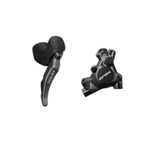 FRANA PE DISC SET ASAMBLAT /J-kit DIRECT GRX BL-RX820(R) BR-RX820(R) PT. 25MM PLACUTE RESIN CU ARIPIOARE RACIRE INCLUDE INSERTIE CONECTARE 1700MM FURTUN(SM-BH90 NEGRU) SL 2200MM OT-SP41 600/300MM AMBALAT IND.
