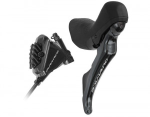 FRANA PE DISC SET ASAMBLAT J-KIT DIRECT SHIMANO DURA ACE ST-R9120(R) BR-R9170(R) PRINDERE 25MM PLACUTE RESIN (CU ARIPIOARE DE RACIRE) CABLU DE SCHIMBATOR 2100MM CAMASA DE SCHIMBATOR OT-SP41 600/300MM FURTUN SM-BH90 1700MM NERGU AMBALAT IND.