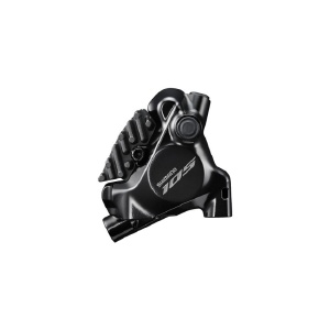 FRANA PE DISC SET ASAMBLAT SHIMANO 105 ST-R7170 SPATE FLAT MOUNT INCL. SURUBURI DE FIXARE PENTRU 25MM FARA ADAPTOR INCL. PLACUTE L05A NEGRU AMBALAT IND.