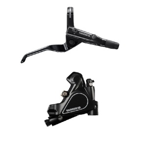 FRANA PE DISC SET ASAMBLAT SHIMANO J-KIT BL-RS600(R) BR-RS405(R) FARA ADAPTOR PT. MONTURA 25MM PLACUTE RESIN (CU ARIPIOARE DE RACIRE) FURTUN SM-BH59 1700MM NEGRU AMBALAT IND.