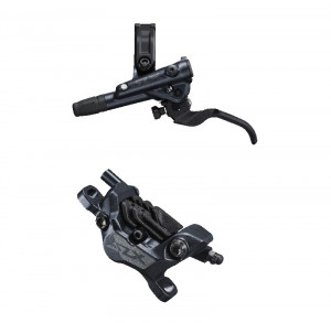 FRANA PE DISC SET ASAMBLAT SHIMANO SLX BL-M7100(L) BR-M7120(F) FARA ADAPTOR PLACUTE METAL CU ARIPIOARE DE RACIRE FURTUN SM-BH90-SBM 1000MM INCL. OLIVA & INSERTIE CONECTARE AMBALAT IND.