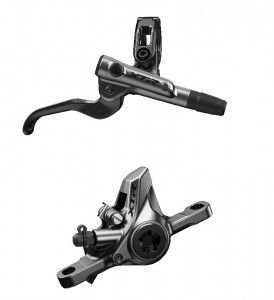 FRANA PE DISC SET ASAMBLAT SHIMANO XTR BL-M9100(R) BR-M9100(R) J-KIT FARA ADAPTOR PLACUTE METAL FARA ARIPIOARE DE RACIRE FURTUN SM-BH90-SS 1700MM NEGRU INCL. OLIVA SI INSERTIE CONECTARE AMBALAT IND.