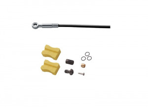 FURTUN SHIMANO SM-BH90-SBLS 1000MM NEGRU CONECTOR DREPT PE MANETA (NEASAMBLAT) INCL. INSERTIE CONECTARE FARA CAPAT INCL. TL-BH61 AMBALAT IND.