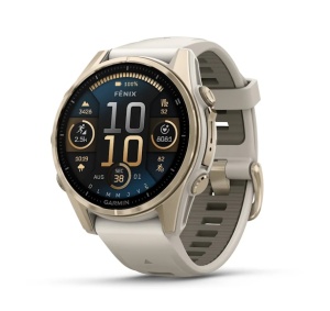Garmin Fenix 8 - 43mm, AMOLED Soft Gold