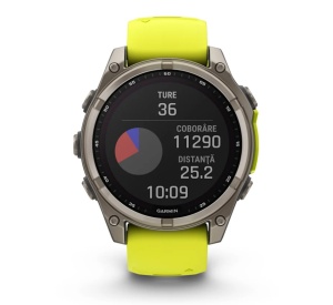Garmin Fenix 8 - 47mm, Solar Sapphire Yellow/Graphite - Img 8
