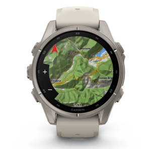 Garmin Fenix 9 - 43mm Titan cu curea din silicon French Gray - Img 7