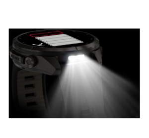 Garmin Fenix 9 Pro - inReach, 43mm Titan DLC Carbon Gray cu curea din silicon Black/Pebble Gray - Img 10