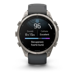 Garmin Fenix 9 Pro - inReach, 47mm Titan, cu curea din silicon Graphite/negru - Img 10