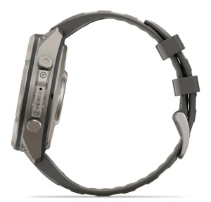 Garmin Fenix 9 Pro - inReach, Solar, 47mm Titan Pebble Gray cu curea din silicon Silver Gray - Img 14