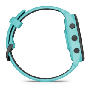 Garmin Forerunner 265 Ramă neagră cu carcasă Aqua şi curea din silicon Aqua/neagră - Img 7