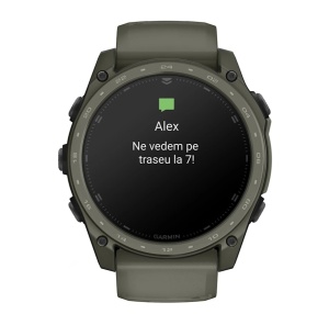 Garmin tactix 8 – 51 mm, AMOLED, strat de acoperire Cerakote - Olive Drab - Img 2